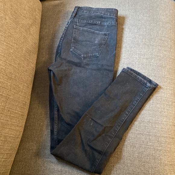 abercrombie & fitch black stretch jeans size w29 L31 or 8R - Picture 1 of 1